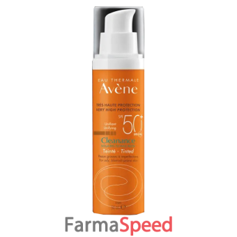 avene sol cleanance spf50+ colorato nuova formula 50 ml