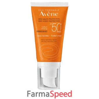 avene crema solare colorata spf50+ 50 ml