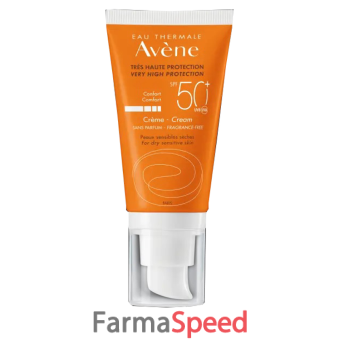 avene sol crema spf50+ senza profumo nuova formula 50 ml