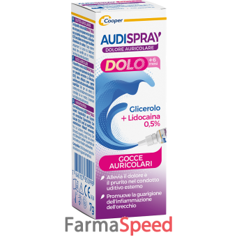 audispray dolo +6 mesi gocce auricolari bambini 7 g