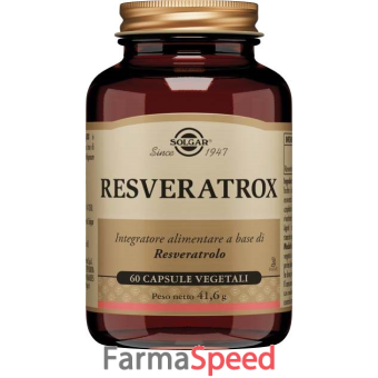 resveratrox solgar 60 capsule