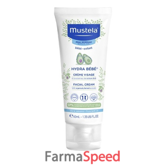 mustela hydra bebe crema viso 40 ml