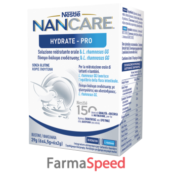 nestle' nancare hydrate pro bustine 6 + 6