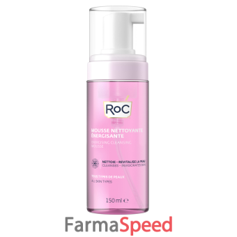 roc mousse detergente energizzante 150 ml