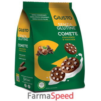 giusto senza glutine comete biscotti 200 g