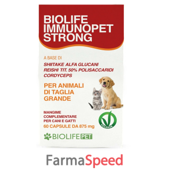 biolife immunopet strong 60 capsule