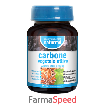 naturmil carbone vegetale attivo 90 perle