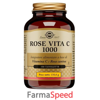 rose vita c 1000 solgar 100 tavolette