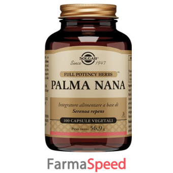 palma nana solgar 100 capsule vegetali