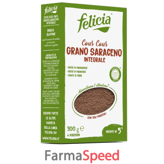 felicia cous cous grano saraceno integrale 300 g