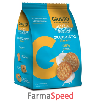 giusto senza zucchero grangusto classici 350 g