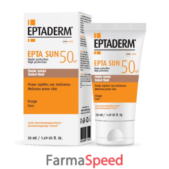 epta sun spf50 fluido colorato 50 ml