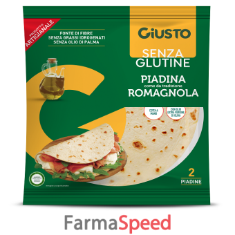 giusto senza glutine piadina 220 g