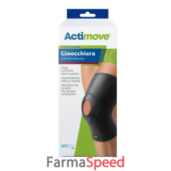 actimove sports edition ginocchiera con foro rotuleo l