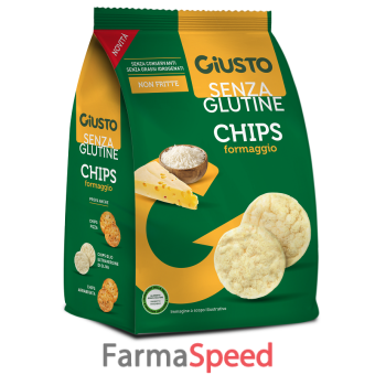 giusto senza glutine chips formaggio 40 g