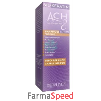 biokeratin ach8 shampoo sebo equilibrio 200 ml