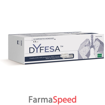 dyfesa 10 dispositivi monouso per inalazione