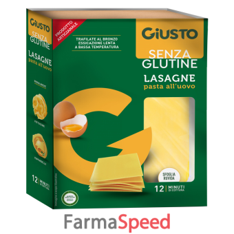 giusto senza glutine sfoglie lasagne 250 g