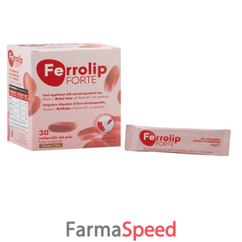 ferrolip forte 30 stick packs da 1,8 g gusto limone