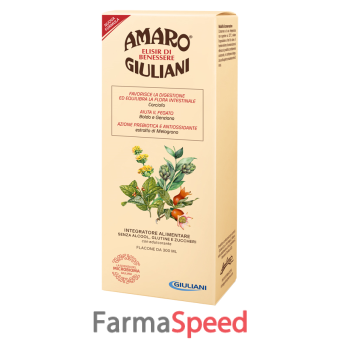 amaro giuliani elisir benessere 300 ml 