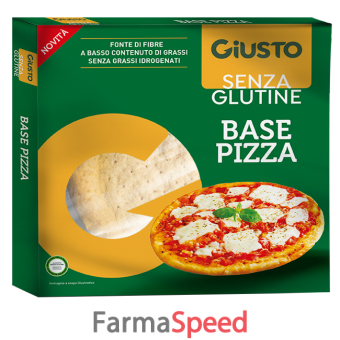 giusto senza glutine base pizza 290 g