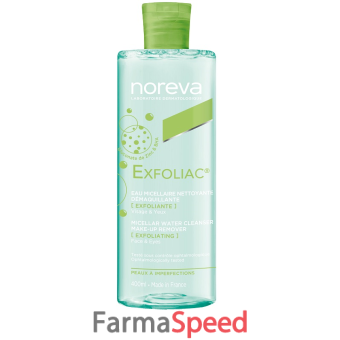 exfoliac acqua micellare detergente struccante esfoliante 400 ml