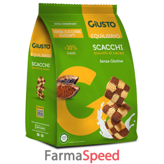 giusto senza glutine scacchi equilibrio 250 g