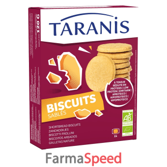 taranis biscotti frollini 120 g