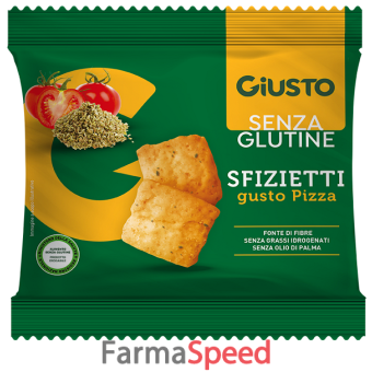 giusto senza glutine sfizietti pizza 40 g