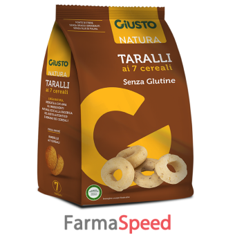 giusto senza glutine taralli 7 cereali 175 g