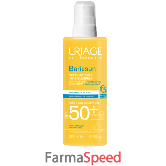 bariesun spf50+ spray sans parfum 200 ml