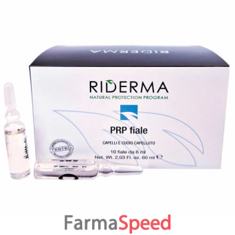 riderma prp fiale 10 pezzi da 6 ml