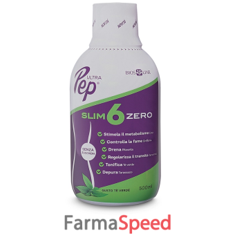 ultra pep slim 6 zero te' verde 500 ml