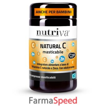 nutriva natural c 60 compresse masticabili