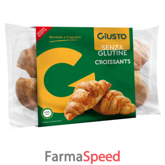 giusto senza glutine croissant 4 pezzi da 80 g