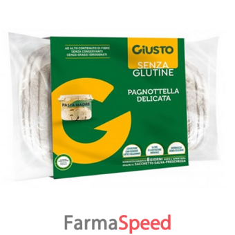 giusto senza glutine pagnottella delicata 300 g