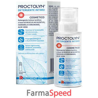 proctolyn detergente intimo cosmetico 100 ml