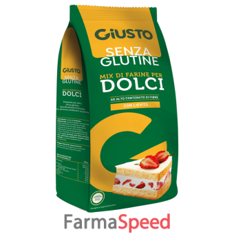 giusto senza glutine mix dolci 500 g