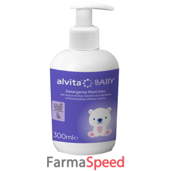 alvita baby detergente mani viso 300 ml