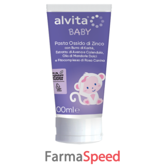 alvita baby pasta ossido di zinco 100 ml