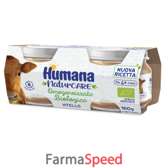 humana omogeneizzato vitello biologico 2 pezzi 80 g