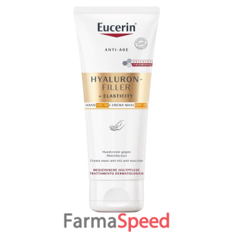 eucerin hyaluron filler + elasticity crema mani anti macchie 75 ml