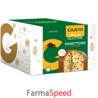 giusto senza glutine panettone al cioccolato 500 g