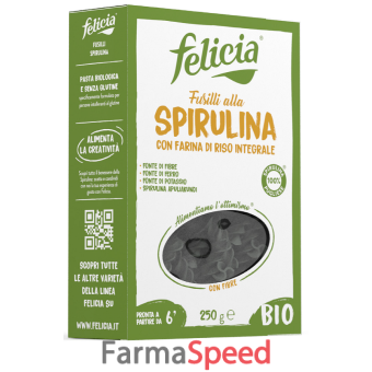 felicia fusilli spirulina 250 g