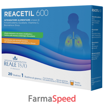 reacetil 600 20 bustine reale 1870