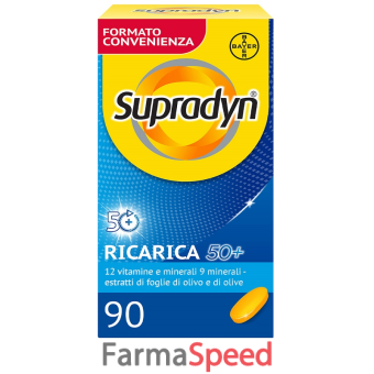 supradyn ricarica 50+ 90 compresse rivestite