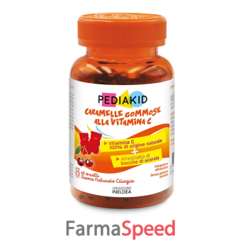 pediakid vitamine c 60 orsetti gommosi