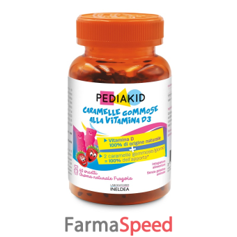 pediakid vitamine d3 60 orsetti gommosi