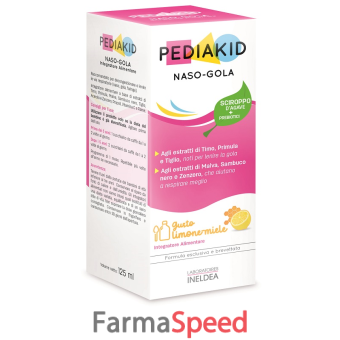 pediakid naso gola sciroppo 125 ml