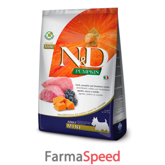 n&d gf pumpkin lamb&blueberry adult mini 2,5 kg